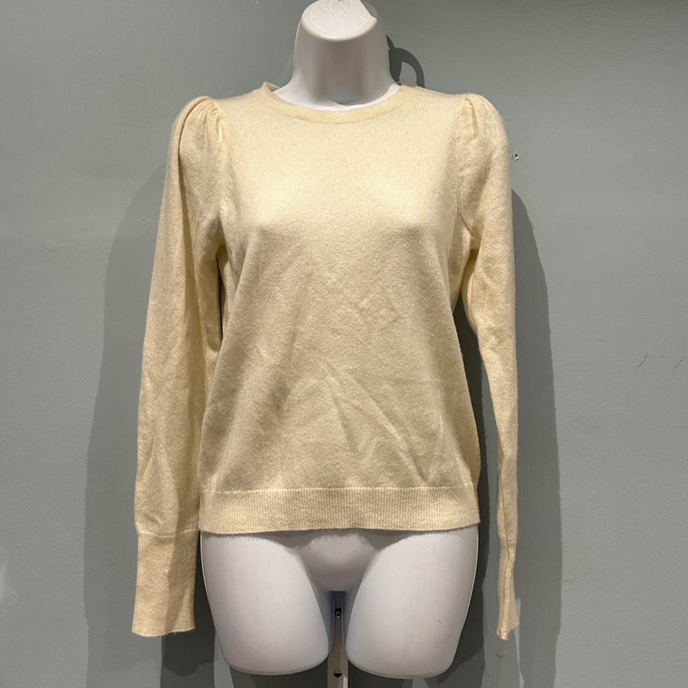 Aqua Girls Cream Cashmere Sweater XL NWT